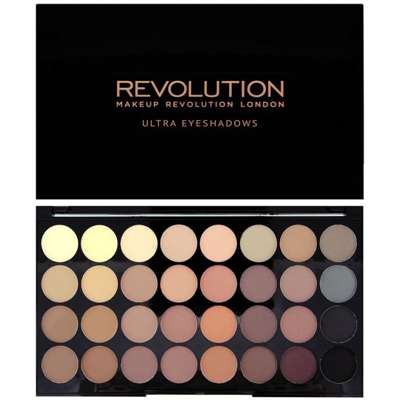 Makeup Revolution Ultra 32 Shade Eyeshadow Palette Flawless Matte 32 Ultra Professional Eyeshadows