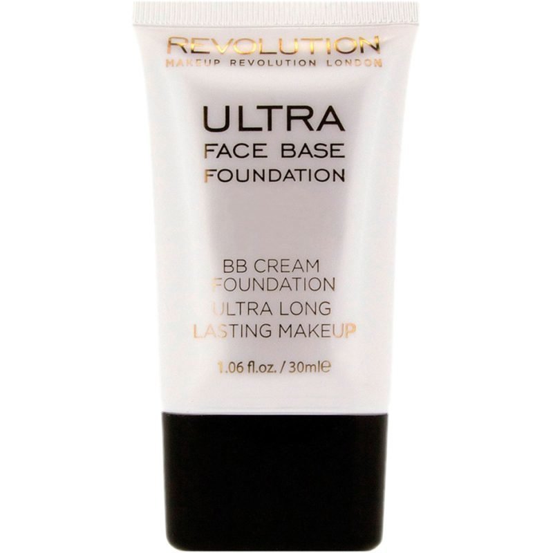 Makeup Revolution Ultra Face Base Foundation BB Cream Foundation Ultra Long Lasting Makeup 06 Yellow Tone 30ml