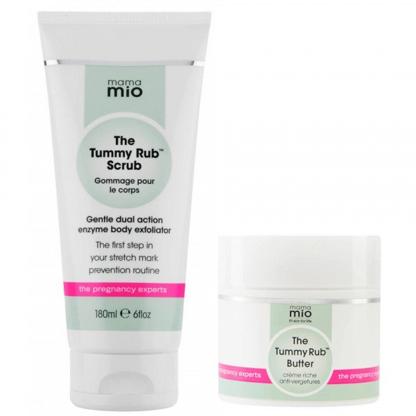 Mama Mio Stretch Mark Prevention Duo Scrub + Butter