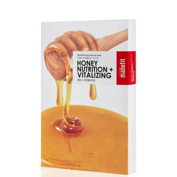 Manefit Beauty Planner Honey Nutrition + Revitalizing Mask Box Of 5