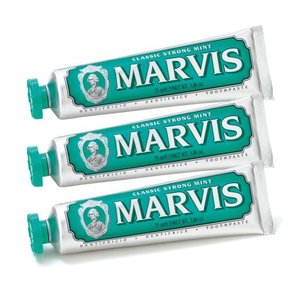 Marvis Classic Strong Mint Toothpaste Bundle 3x85 Ml