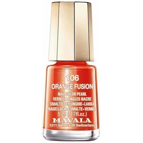 Mavala Nail Color Pearl 106 Orange Fusion