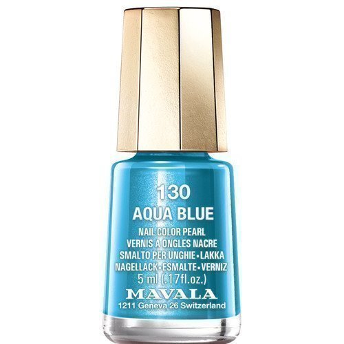 Mavala Nail Color Pearl 130 Aqua Blue