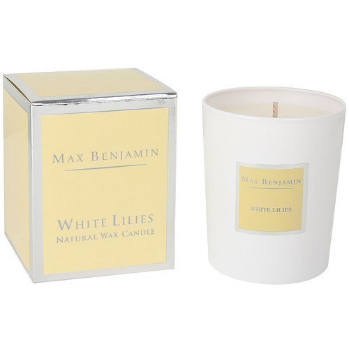 Max Benjamin White Lilies Natural Wax Candle