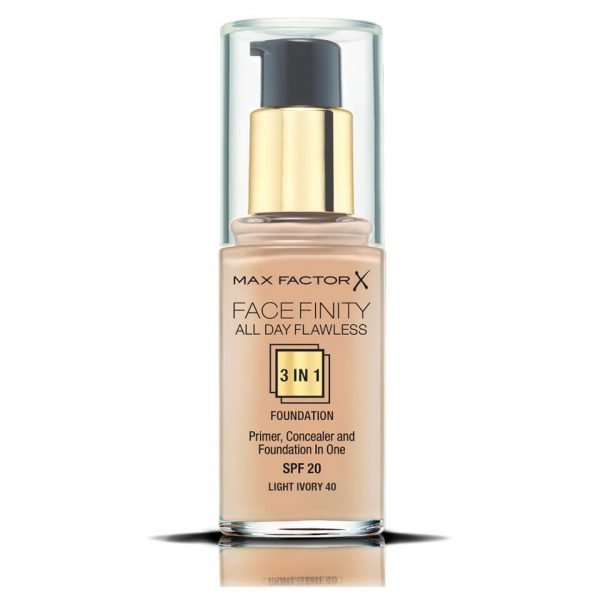 Max Factor Facefinity 3 In 1 Foundation Various Shades Ivory