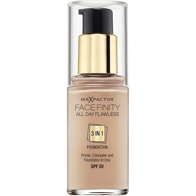 Max Factor Facefinity All Day Flawless Foundation 100 Sun Tan 30ml