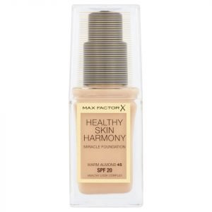 Max Factor Healthy Skin Harmony Foundation 30 Ml 45 Warm Almond