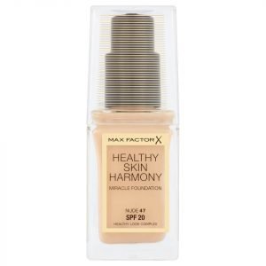 Max Factor Healthy Skin Harmony Foundation 30 Ml 47 Nude