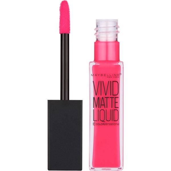 Maybelline Color Sensational Vivid Matte Liquid Lipstick 8 Ml Various Shades 15 Electric Pink