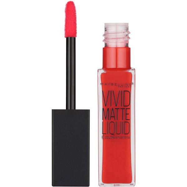 Maybelline Color Sensational Vivid Matte Liquid Lipstick 8 Ml Various Shades 35 Rebel Red