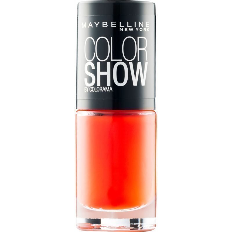 Maybelline Color Show Nail Polish 341 Orange Attack 7ml