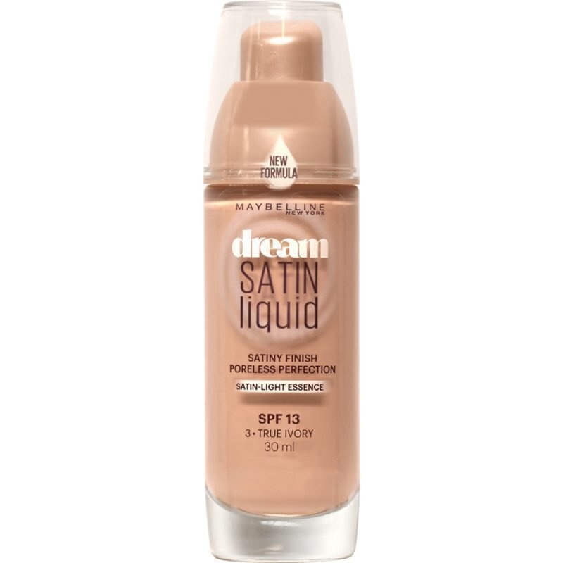 Maybelline Dream Satin Liquid Foundation 3 True Ivory 30ml