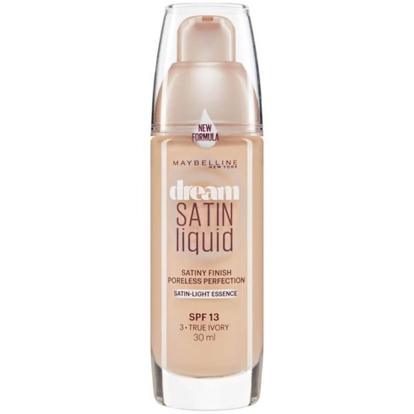 Maybelline Dream Satin Liquid Foundation 30 Ml Various Shades 03 True Ivory