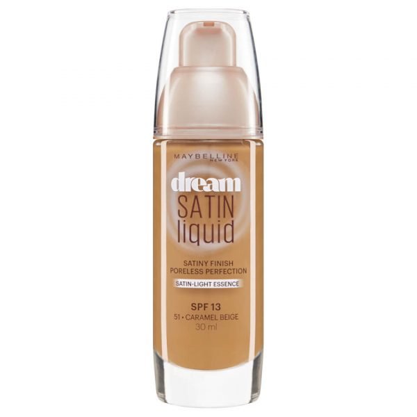 Maybelline Dream Satin Liquid Foundation 30 Ml Various Shades 51 Caramel Beige