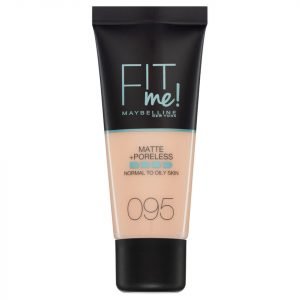 Maybelline Fit Me! Matte And Poreless Foundation 30 Ml Various Shades 095 Fair Porcelain