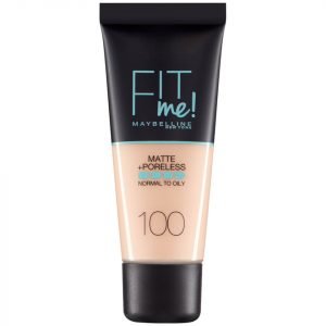 Maybelline Fit Me! Matte And Poreless Foundation 30 Ml Various Shades 100 Warm Ivory