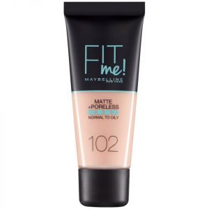 Maybelline Fit Me! Matte And Poreless Foundation 30 Ml Various Shades 102 Fair Ivory