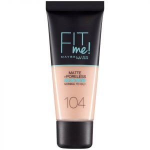 Maybelline Fit Me! Matte And Poreless Foundation 30 Ml Various Shades 104 Soft Ivory