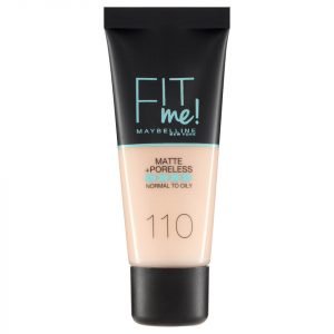 Maybelline Fit Me! Matte And Poreless Foundation 30 Ml Various Shades 110 Porcelain