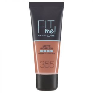 Maybelline Fit Me! Matte And Poreless Foundation 30 Ml Various Shades 355 Pecan