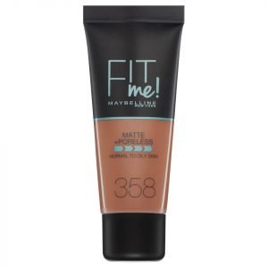 Maybelline Fit Me! Matte And Poreless Foundation 30 Ml Various Shades 358 Latte