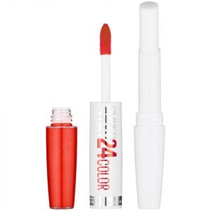 Maybelline Superstay 24hr Super Impact Lip Colour Various Shades Non-Stop Orange