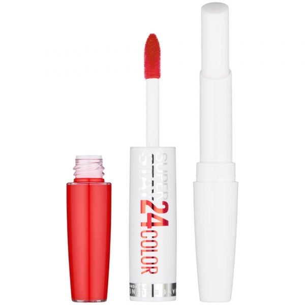Maybelline Superstay 24hr Super Impact Lip Colour Various Shades Steady Red-Y