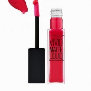 Maybelline Vivid Matte Liquid Lipstick Huulipuna Rebel Red