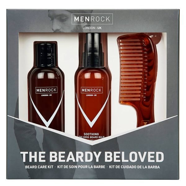 Men Rock The Beardy Beloved Starter Beard Care Kit Soothing Oak Moss