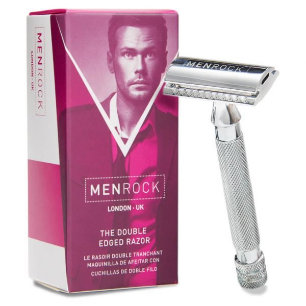 Men Rock The Double Edged Razor