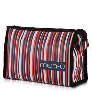 Men-Ü Stripes Toiletry Bag – Blue / Red / White