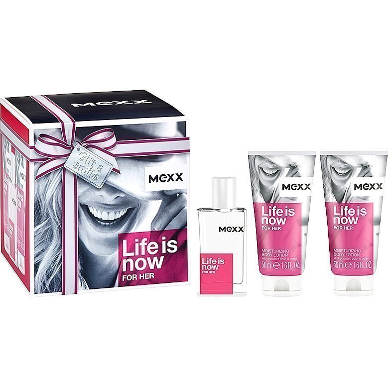Mexx Life is Now For Her EdT 30ml 2 x Body Lotion 50ml