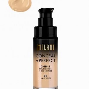 Milani Conceal & Perfect Liquid Foundation Meikkivoide Light Beige