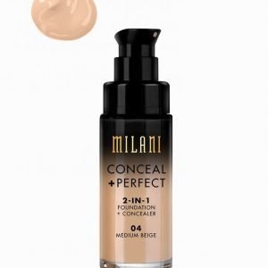 Milani Conceal & Perfect Liquid Foundation Peitevoide Medium Beige