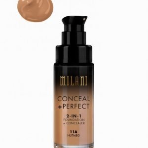 Milani Conceal & Perfect Liquid Foundation Peitevoide Nutmeg