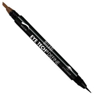 Milani Eye Tech Define 2-in1 Brow + Eyeliner Felt-Tip Pen DARK BROWN / BLACK