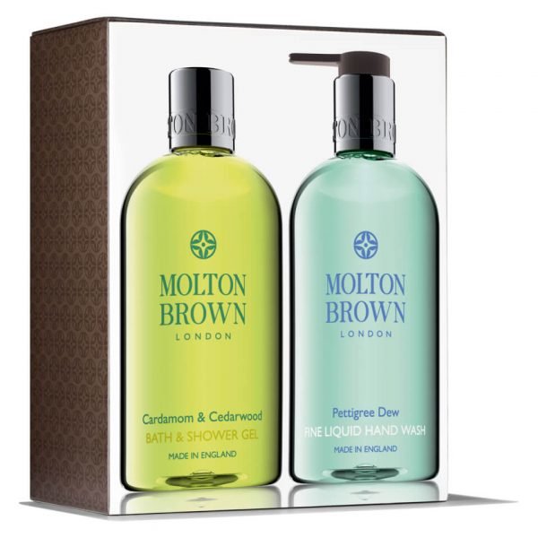 Molton Brown Cardamom & Cedarwood And Pettigree Dew Hand & Body Set