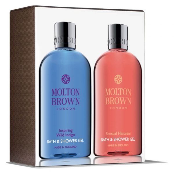 Molton Brown Inspiring Wild Indigo And Sensual Hanaleni Hand Bathing Set