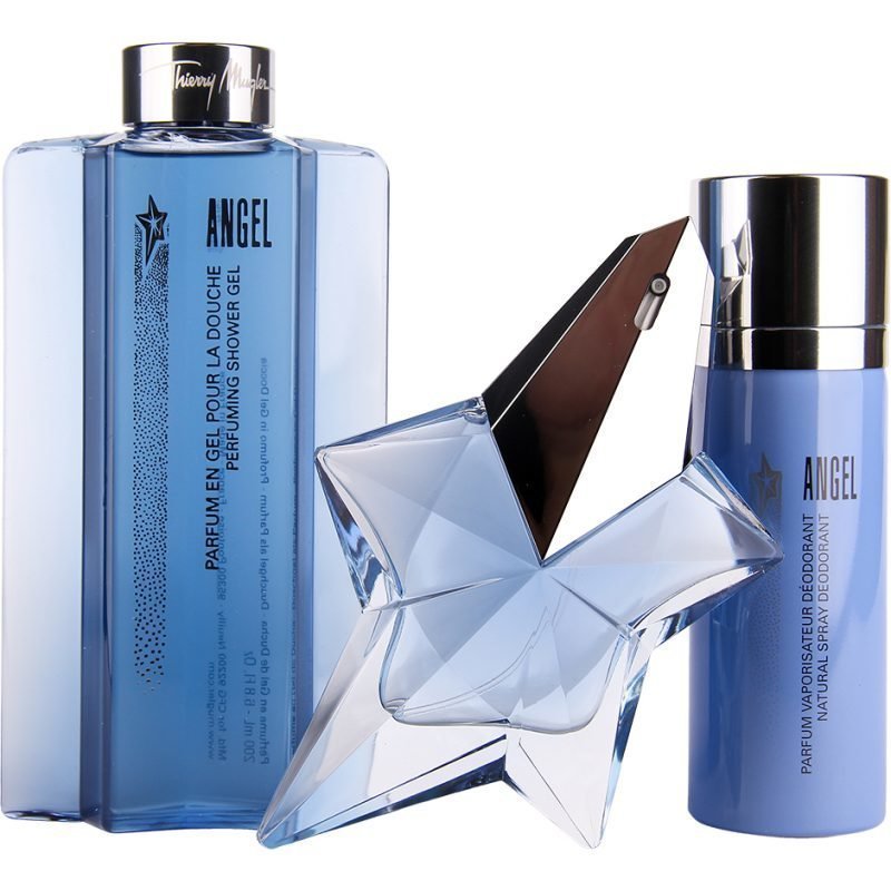 Mugler Angel Trio EdP 50ml Shower Gel 200ml Deospray 100ml