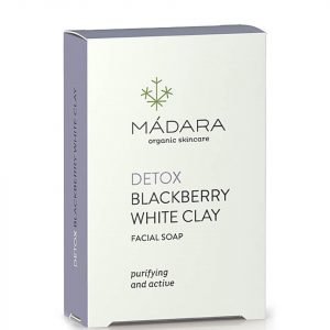 Mádara Blackberry White Clay Clarifying Face Soap 70 G