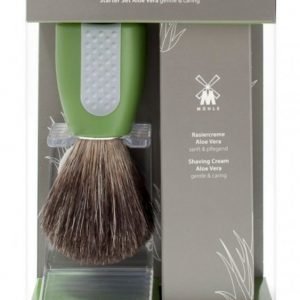 Mühle Shaving brush + Shaving Cream Pure badger Aloe Vera