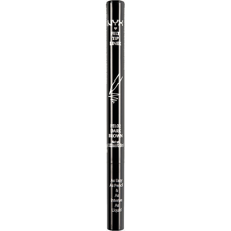 NYX Felt Tip Liner Dark Brown 0