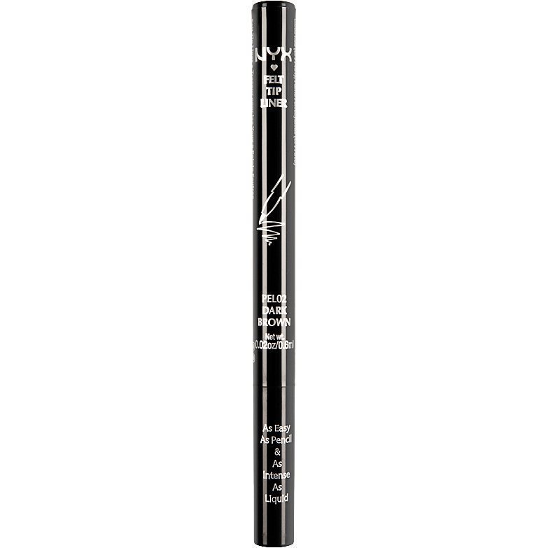 NYX Felt Tip Liner Dark Brown 0