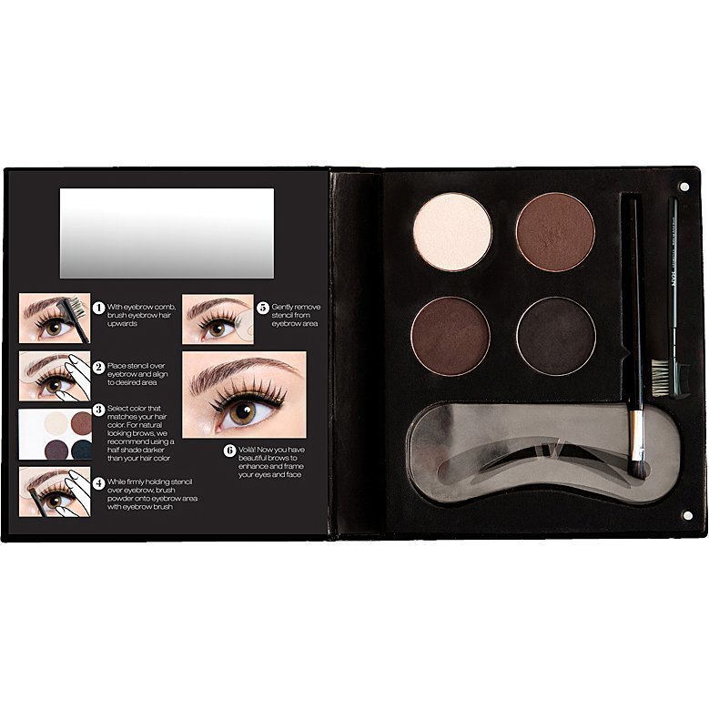 NYX For Everyone Eye Brow Kit Set With Stencil