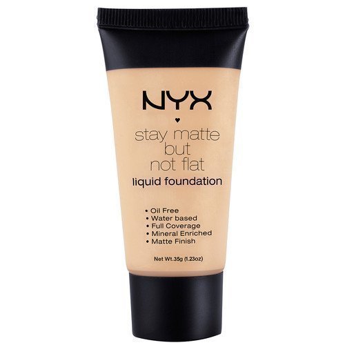 NYX PROFESSIONAL MAKEUP Stay Matte But Not Flat Liquid Foundation CARAMEL