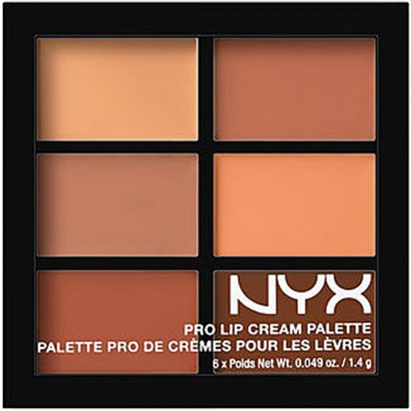 NYX Pro Lip Cream Palette PLCP02 Nudes