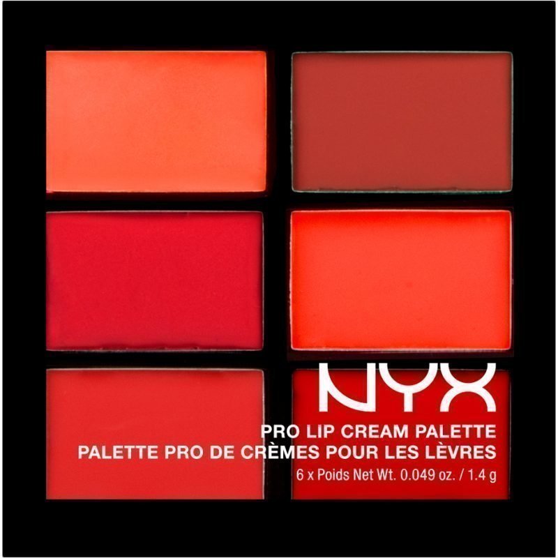 NYX Pro Lip Cream Palette PLCP03 Reds