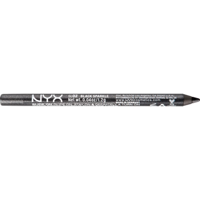 NYX Slide On Pencil SL02 Black Sparkle 1