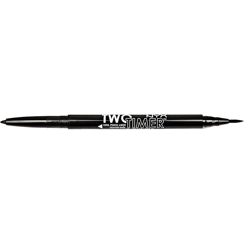 NYX Two Timer Dual Ended TT01 Eyeliner Black 1g