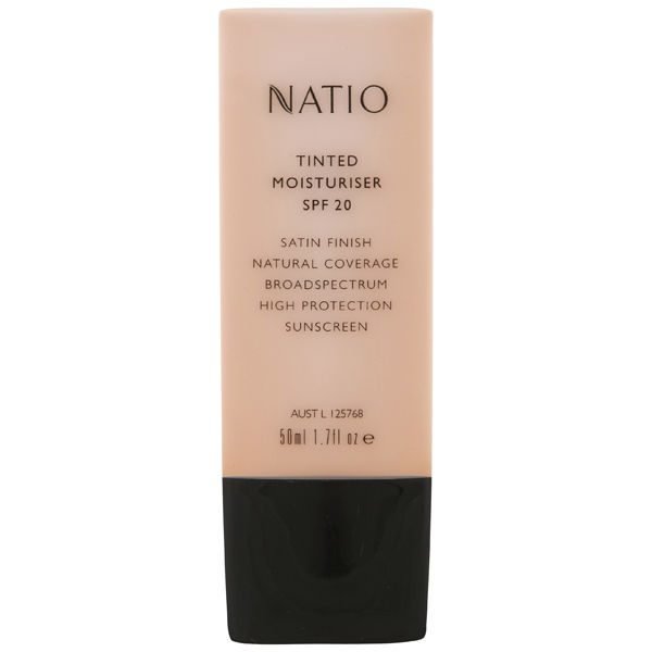 Natio Tinted Moisturiser Spf 20 Neutral 50 Ml